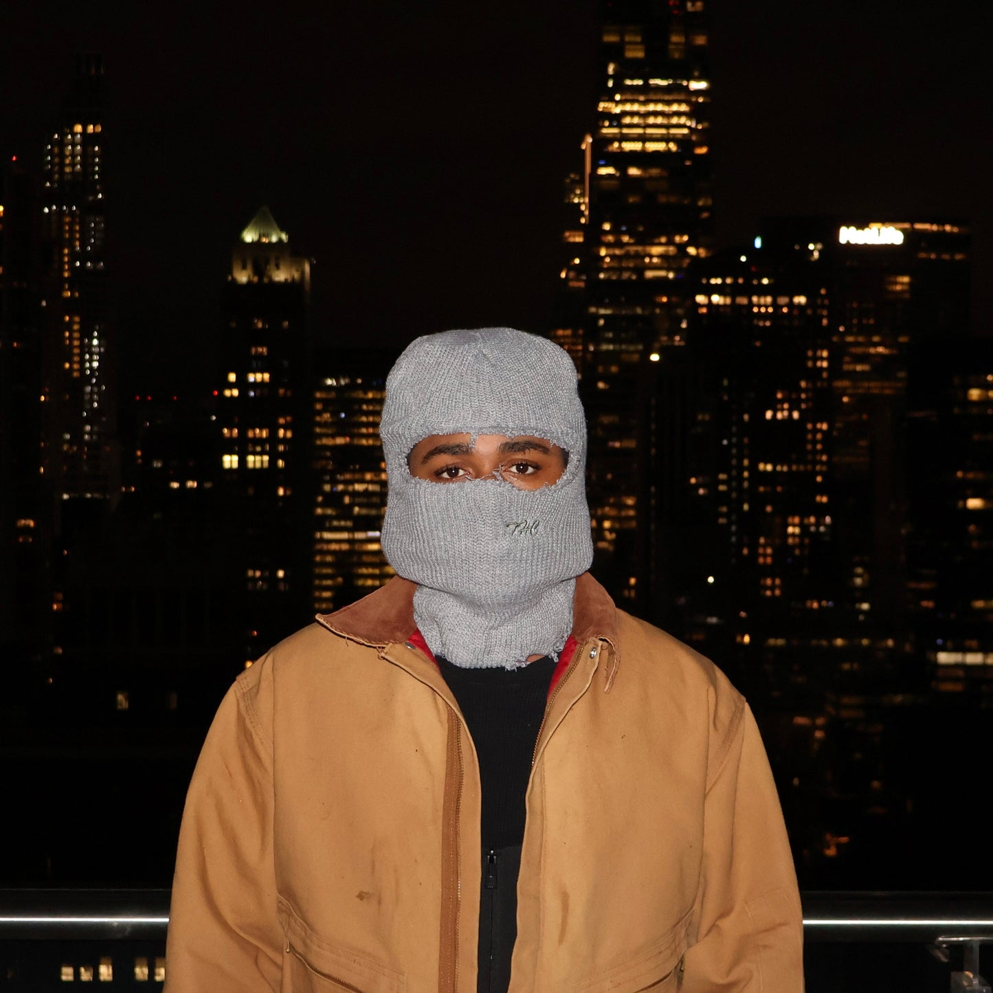 GREY DISTRESSED BALACLAVA